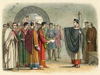 Thomas Becket Refuses to Seal the Constitutions of Claredon-James Doyle-Art Print