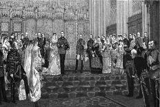 The Marriage of the Duke and Duchess of Albany, 27 April 1882-James Dromgole Linton-Framed Premier Image Canvas