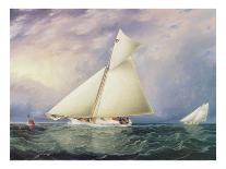 Yacht Race in New York Harbor-James^ E Buttersworth-Mounted Giclee Print