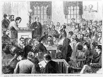 Maryland - Scene in the Court-House at Annapolis - Trial of Mrs Wharton on the Charge of Murdering-James E. Taylor-Premier Image Canvas