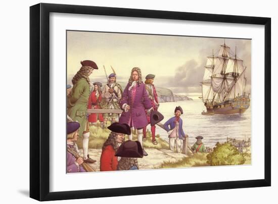 James Edward Stuart, the Old Pretender, Departs for France from Scotland-Pat Nicolle-Framed Giclee Print