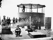 Crew on the Deck of the USS Monitor, 1862-James F. Gibson-Mounted Photographic Print