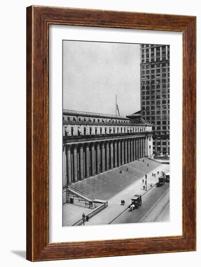 James Farley Post Office Building, New York City, USA, C1930s-Ewing Galloway-Framed Giclee Print