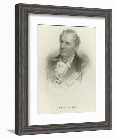 James Fenimore Cooper-Mathew Brady-Framed Giclee Print