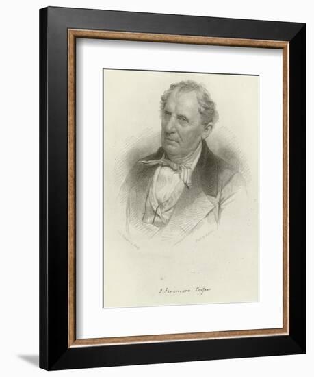 James Fenimore Cooper-Mathew Brady-Framed Giclee Print