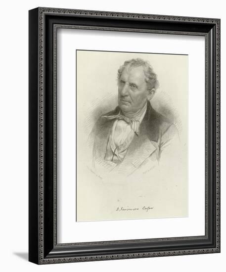 James Fenimore Cooper-Mathew Brady-Framed Giclee Print