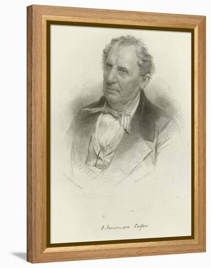 James Fenimore Cooper-Mathew Brady-Framed Premier Image Canvas