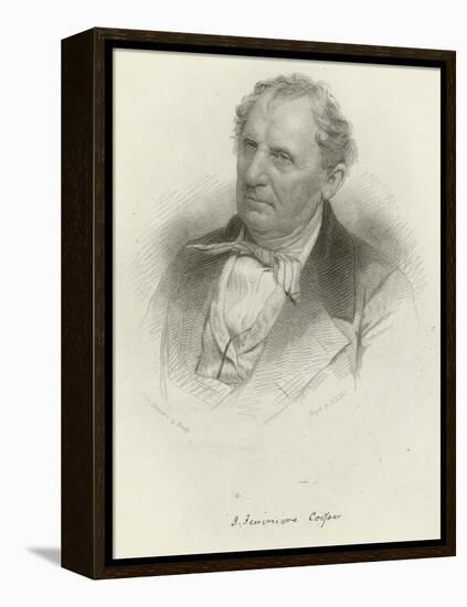 James Fenimore Cooper-Mathew Brady-Framed Premier Image Canvas