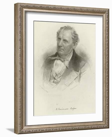 James Fenimore Cooper-Mathew Brady-Framed Giclee Print