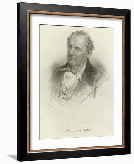 James Fenimore Cooper-Mathew Brady-Framed Giclee Print