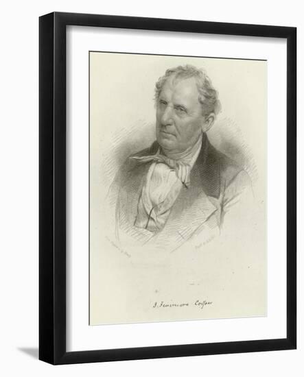 James Fenimore Cooper-Mathew Brady-Framed Giclee Print