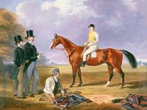 Dr. Fothergill Rowlands of Nantyglo on Tom Llewelyn Brewer's Horse, 'Bold Navy', C.1847-51-James Flewitt Mullock-Premier Image Canvas
