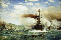 Naval Battle-James Gale Tyler-Premier Image Canvas