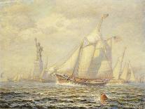 Naval Battle-James Gale Tyler-Framed Giclee Print