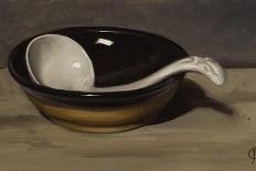 Welsh Bowl and Pottery Spoon-James Gillick-Giclee Print