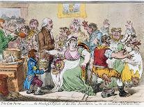 The Plumb-Pudding in Danger, or State Epicures Taking Un Petit Souper-James Gillray-Giclee Print