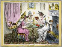 A Witch, Upon a Mount's Edge, or Fuzelli, Published by Hannah Humphrey in 1791-James Gillray-Framed Giclee Print