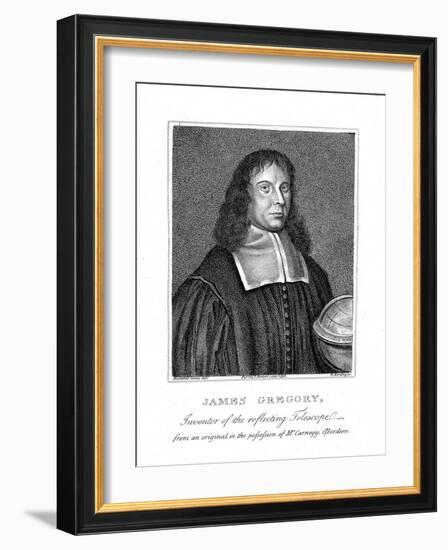 James Gregory, 17th Century Scottish Mathematician and Astronomer-null-Framed Giclee Print