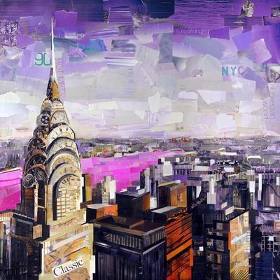 Manhattan Collage Wall Art: Prints, Paintings & Posters