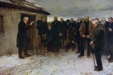 A Highland Funeral, 1882-James Guthrie-Mounted Giclee Print