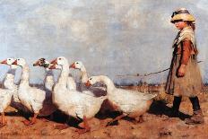 Hard at It, 1883 (Oil on Canvas)-James Guthrie-Giclee Print