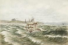 Rescue Near Souter Point, 1896-James Henry Cleet-Framed Giclee Print