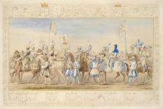 Procession to the Lists, 1843-James Henry Nixon-Framed Giclee Print