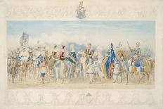 Procession to the Lists, 1843-James Henry Nixon-Framed Giclee Print
