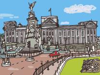 Trafalgar Square-James Hobbs-Giclee Print