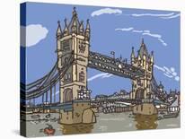 Tower Bridge-James Hobbs-Giclee Print