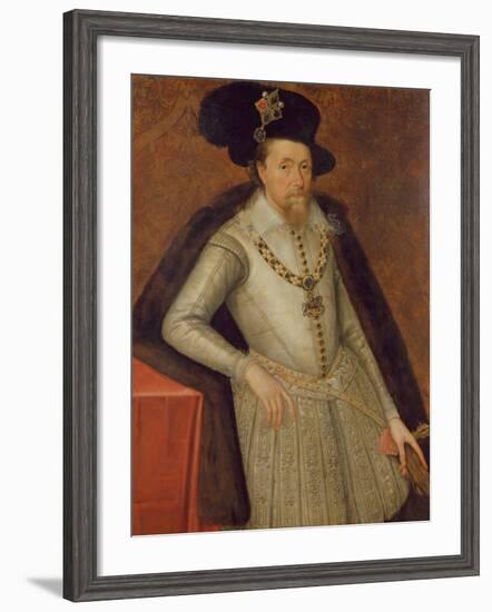 James I of England, and Vi of Scotland-John de, the Elder Critz-Framed Giclee Print