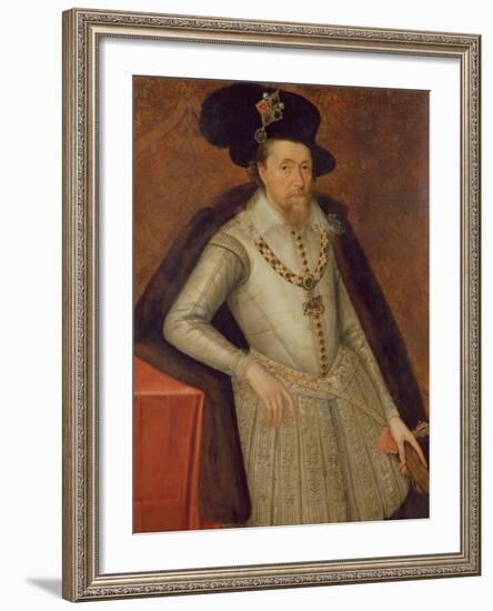 James I of England, and Vi of Scotland-John de, the Elder Critz-Framed Giclee Print