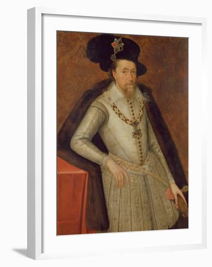 James I of England, and Vi of Scotland-John de, the Elder Critz-Framed Giclee Print