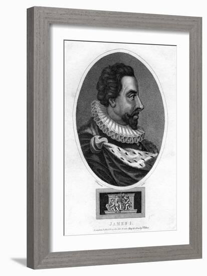 James I of England-J Chapman-Framed Giclee Print