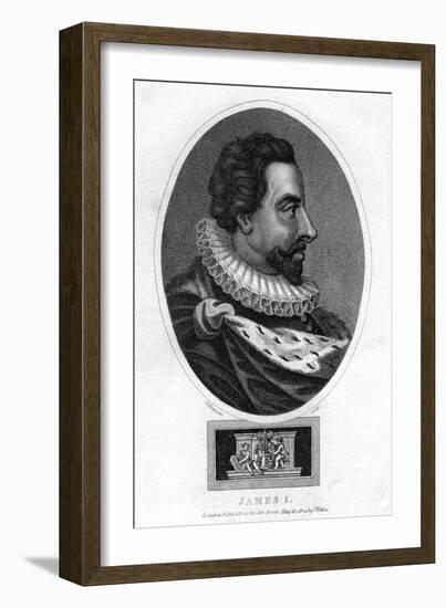 James I of England-J Chapman-Framed Giclee Print