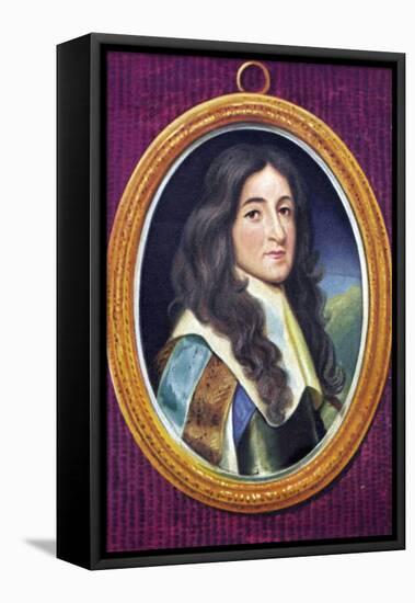 James II Portrait of-Samuel Cooper-Framed Premier Image Canvas