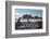 James Island with driftwood on the beach at La Push on the Pacific Northwest coast, Washington Stat-Martin Child-Framed Photographic Print