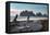 James Island with driftwood on the beach at La Push on the Pacific Northwest coast, Washington Stat-Martin Child-Framed Premier Image Canvas