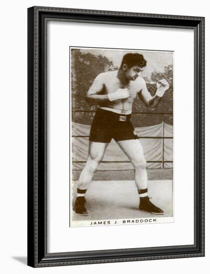 James J Braddock, Irish-American Boxer, 1938-null-Framed Giclee Print