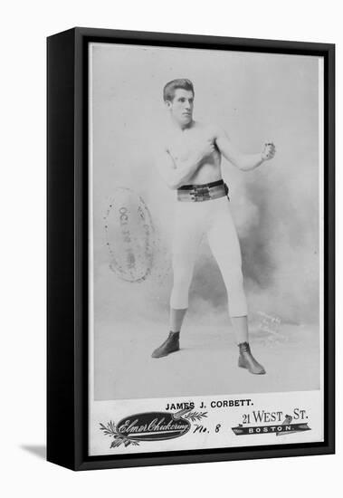 James J. Corbett, 1894-American Photographer-Framed Premier Image Canvas
