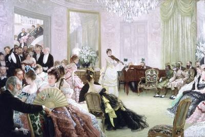 Hush!, (The Concer), C1875' Giclee Print - James Jacques