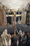 Healing of the woman with the issue of blood - Bible-James Jacques Joseph Tissot-Giclee Print