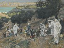 David slings the stone by J James Tissot - Bible-James Jacques Joseph Tissot-Giclee Print