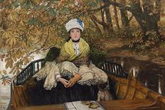 On the Terrace of the Trafalgar-Tavern in Greenwich-James Jacques Tissot-Premier Image Canvas