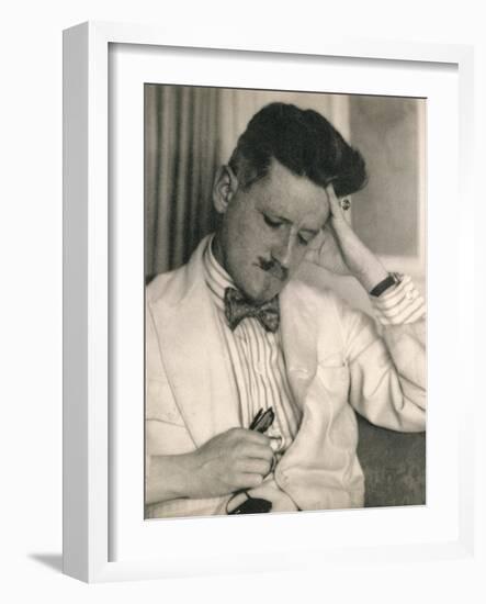 James Joyce, Irish author, 20th century-Unknown-Framed Photographic Print