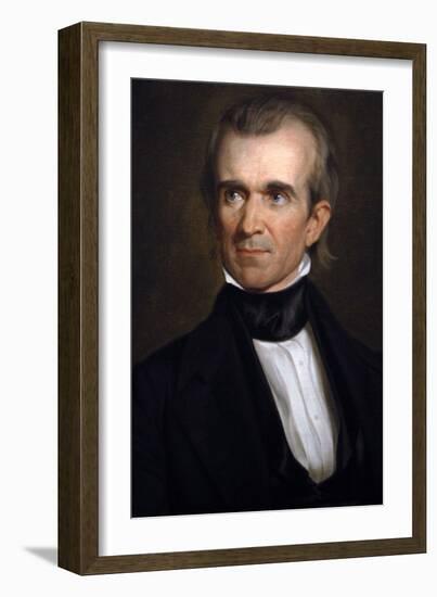 James K. Polk . 11th President of the United States. Washington D.c-George Peter Alexander Healy-Framed Giclee Print