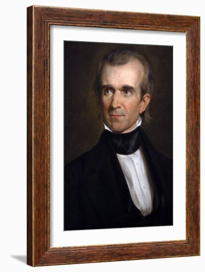 James K. Polk . 11th President of the United States. Washington D.c-George Peter Alexander Healy-Framed Giclee Print