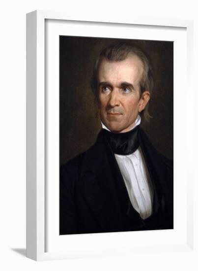 James K. Polk . 11th President of the United States. Washington D.c-George Peter Alexander Healy-Framed Giclee Print