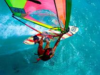 Windsurfing, Aruba, Caribbean-James Kay-Framed Premier Image Canvas