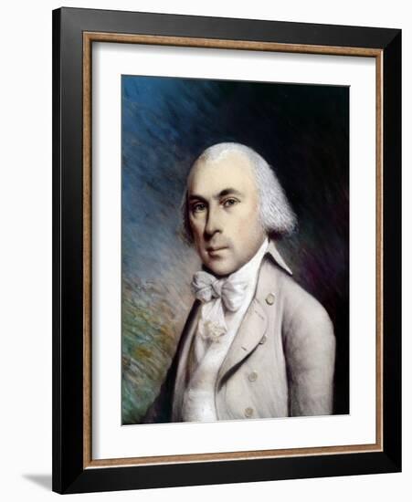 James Madison (1751-1836)-James Sharples-Framed Giclee Print